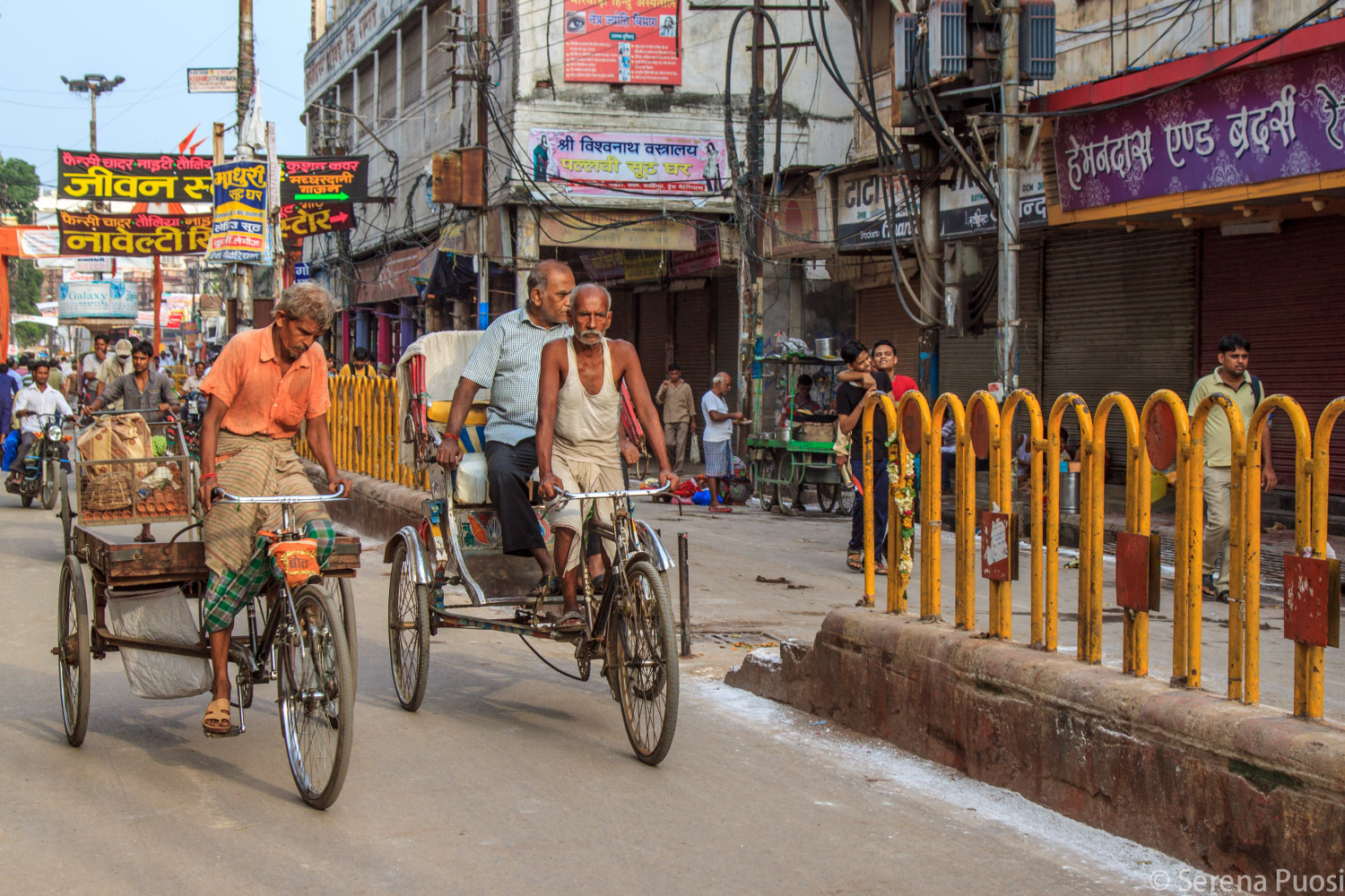 Una strada di Varanasi